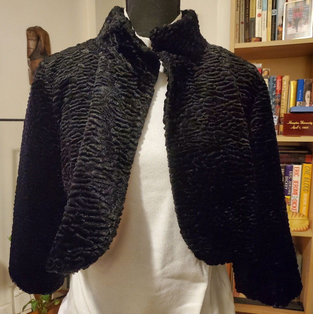 Apostrophe Black Teddy Jacket